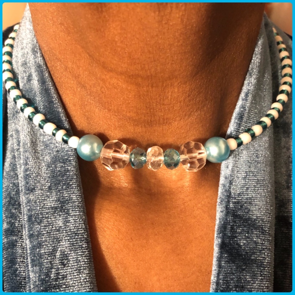 Choker Faceted Beads